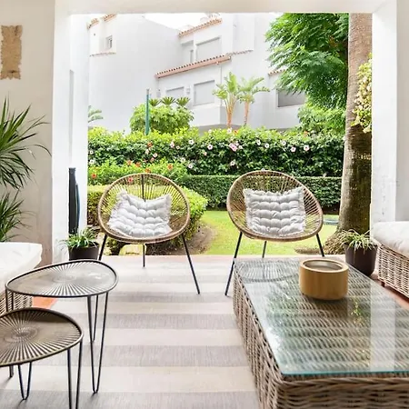 Daire Increible Bajo Con Jardin Primera Linea Playa *